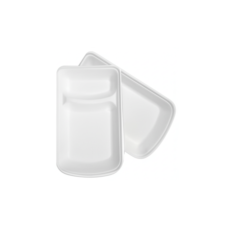 2-Compartment Snack Tray