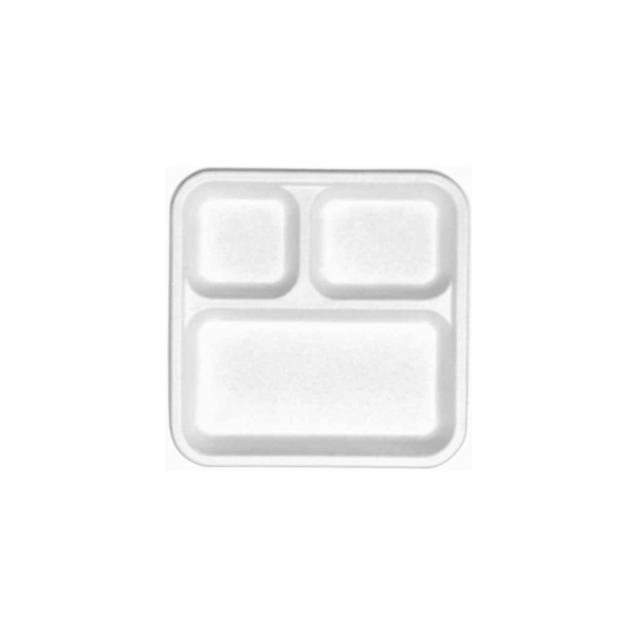 3 Compartment Meal Tray