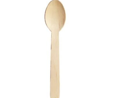 Wooden Spoon- 160mm — Compostable Bagasse